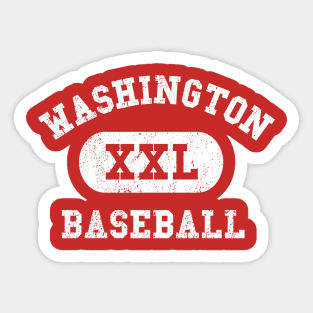 Washington Baseball Sticker